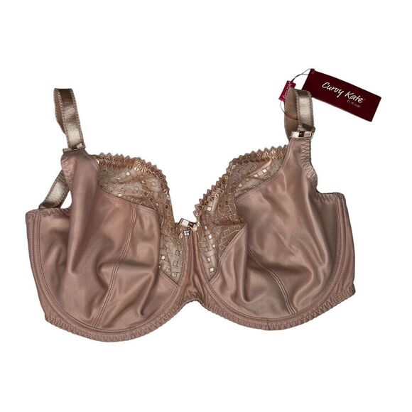 New Curvy Kate Tan Unlined full coverage Bra 28K - Picture 1 of 7
